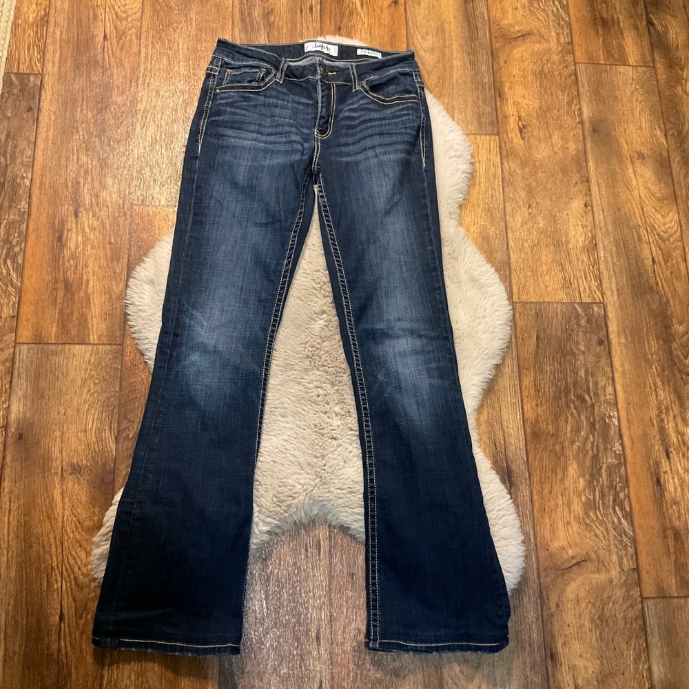Daytrip Lynx Bootcut Denim Jeans Size 30 Dark Wash‎ 32" Inseam Womens